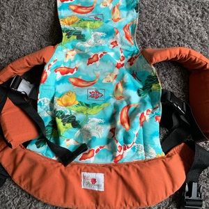 Olives and applesauce baby carrier